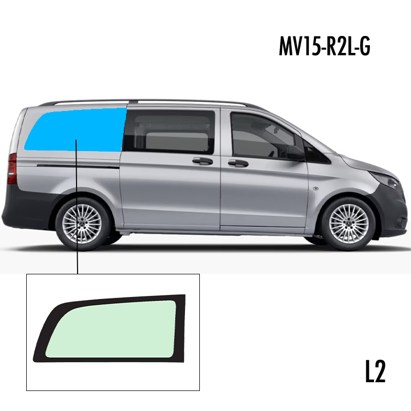 MV15-R2S-G | Inbouwruit voor Mercedes | Camperglass
