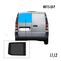MV15-LB-P | Inbouwruit voor Mercedes | Camperglass