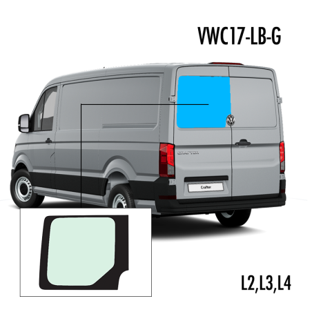 VWC17-LB-G | Inbouwruit voor Man & Volkswagen | Camperglass