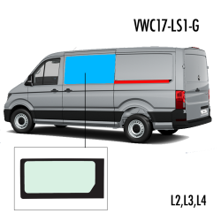 VWC17-LS1-G | Inbouwruit voor Man & Volkswagen | Camperglass