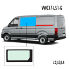 VWC17-LS1-G | Inbouwruit voor Man & Volkswagen | Camperglass