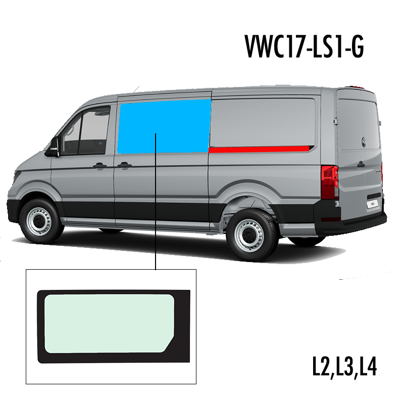 VWC17-LS1-G | Inbouwruit voor Man & Volkswagen | Camperglass