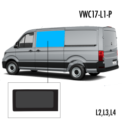 VWC17-L1-P | Inbouwruit voor Man & Volkswagen | Camperglass