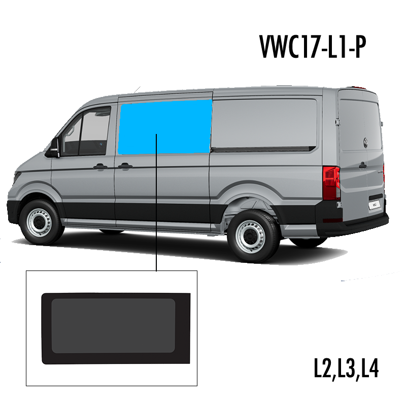 VWC17-L1-P | Inbouwruit voor Man & Volkswagen | Camperglass