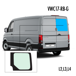 VWC17-RB-G | Inbouwruit voor Man & Volkswagen | Camperglass
