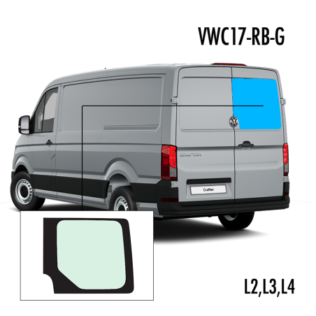 VWC17-RB-G | Inbouwruit voor Man & Volkswagen | Camperglass