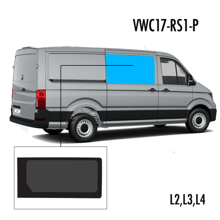 VWC17-RS1-P | Inbouwruit voor Man & Volkswagen | Camperglass