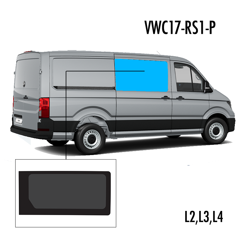 VWC17-RS1-P | Inbouwruit voor Man & Volkswagen | Camperglass