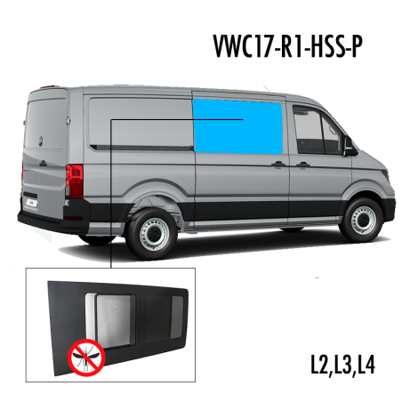 VWC17-R1-HSS-P | Inbouwruit voor Man & Volkswagen | Camperglass