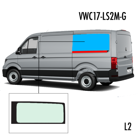 VWC17-LS2M-G | Inbouwruit voor Man & Volkswagen | Camperglass