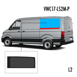 VWC17-LS2M-P | Inbouwruit voor Man & Volkswagen | Camperglass