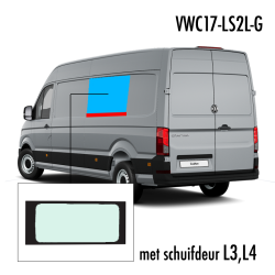 VWC17-LS2L-G | Inbouwruit voor Man & Volkswagen | Camperglass