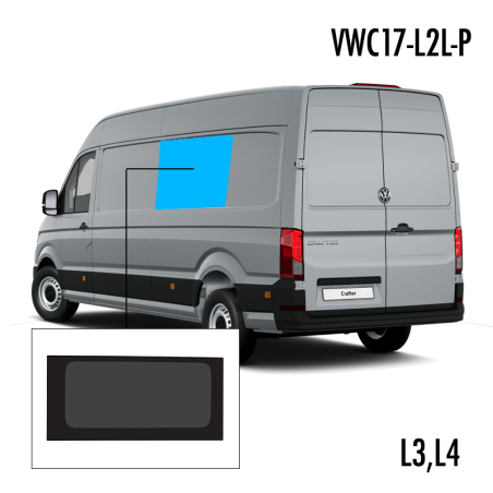 VWC17-L2L-P | Inbouwruit voor Man & Volkswagen | Camperglass