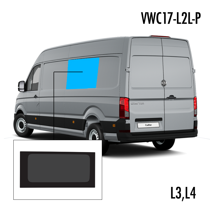 VWC17-L2L-P | Inbouwruit voor Man & Volkswagen | Camperglass