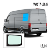 VWC17-L3L-G | Inbouwruit voor Man & Volkswagen | Camperglass