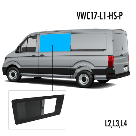 VWC17-L1-HS-P | Inbouwruit voor Man & Volkswagen | Camperglass