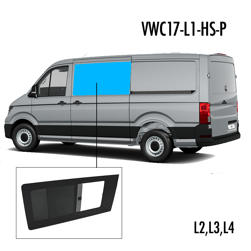 VWC17-L1-HS-P | Inbouwruit voor Man & Volkswagen | Camperglass