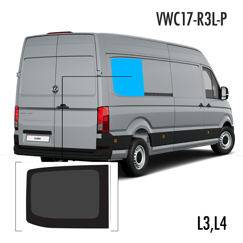 VWC17-R3L-P | Inbouwruit voor Man & Volkswagen | Camperglass