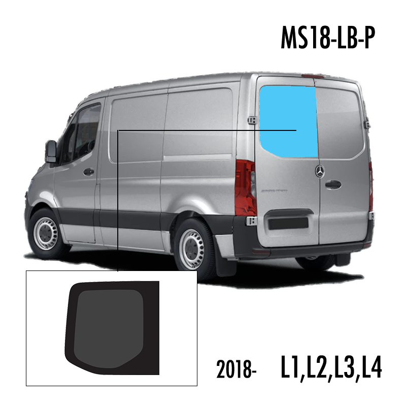 MS18-LB-P | Inbouwruit voor Mercedes | Camperglass
