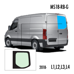 MS18-RB-G | Inbouwruit voor Mercedes | Camperglass