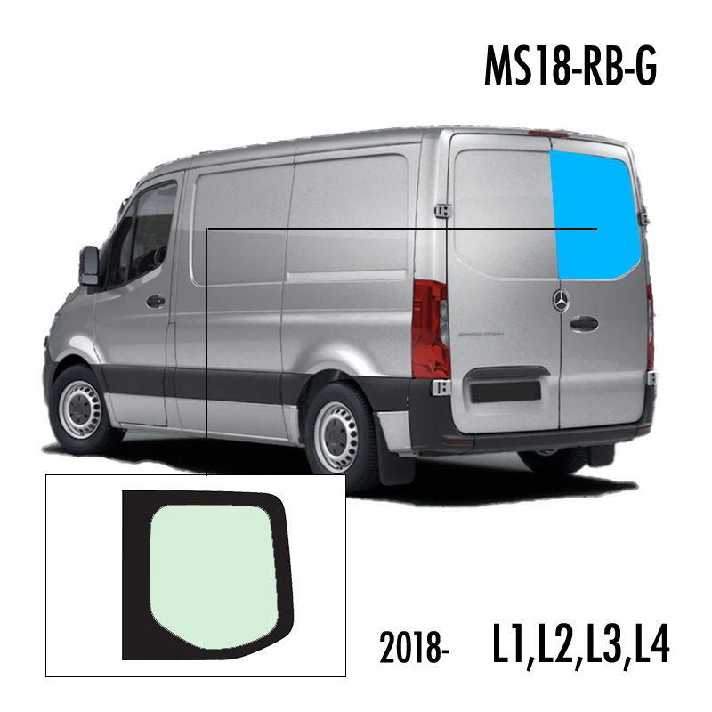 MS18-RB-G | Inbouwruit voor Mercedes | Camperglass