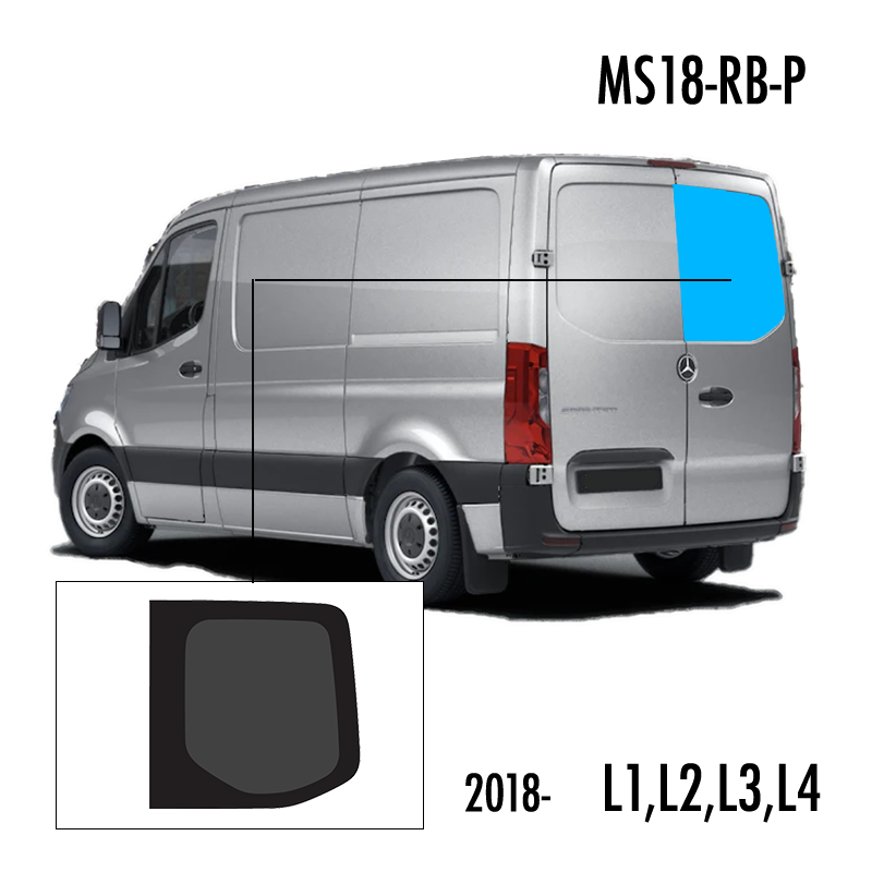 MS18-RB-P | Inbouwruit voor Mercedes | Camperglass