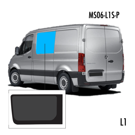 MS06-L1S-P | Inbouwruit voor Mercedes & Volkswagen | Camperglass