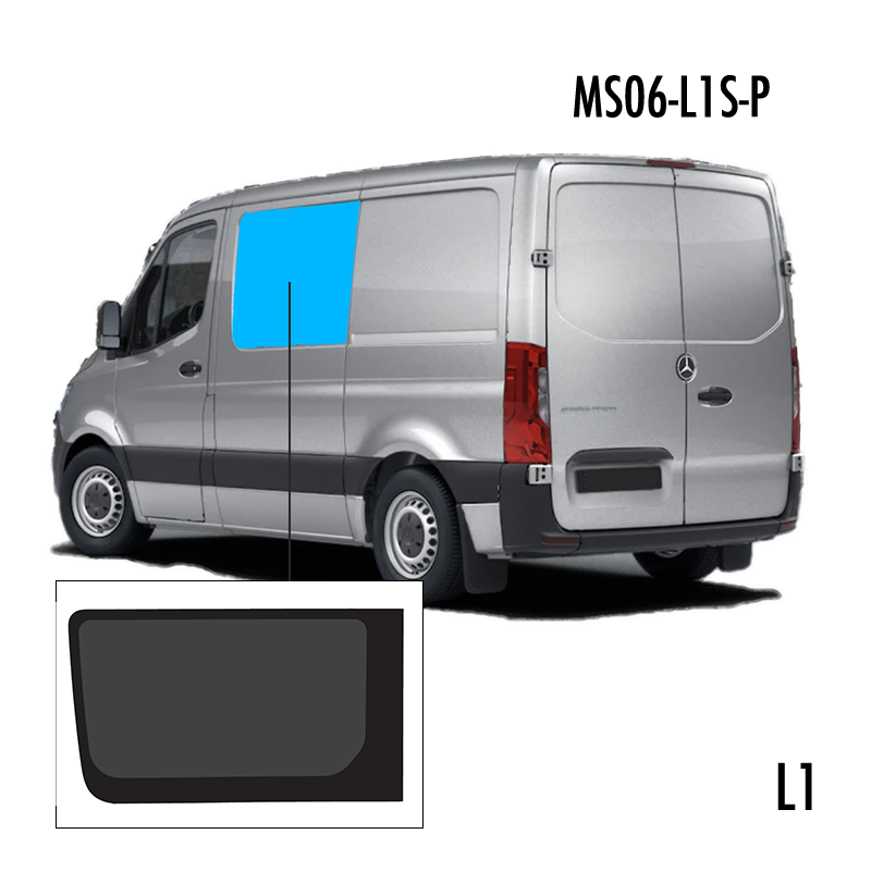 MS06-L1S-P | Inbouwruit voor Mercedes & Volkswagen | Camperglass