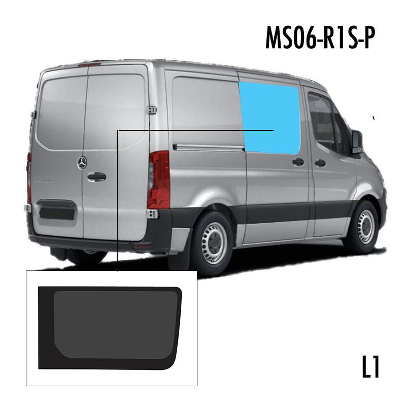 MS06-R1S-P | Inbouwruit voor Mercedes & Volkswagen | Camperglass