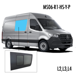 MS06-R1-HS-Y-P | Inbouwruit voor Mercedes & Volkswagen | Camperglass
