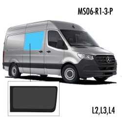 MS06-R1-3-P | Inbouwruit voor Mercedes & Volkswagen | Camperglass