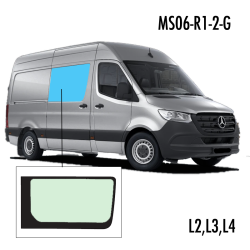 MS06-R1-2-G | Inbouwruit voor Mercedes & Volkswagen | Camperglass