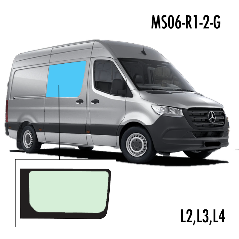 MS06-R1-2-G | Inbouwruit voor Mercedes & Volkswagen | Camperglass