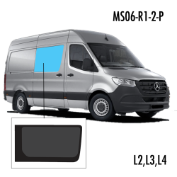 MS06-R1-2-P | Inbouwruit voor Mercedes & Volkswagen | Camperglass