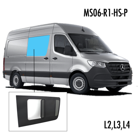 MS06-R1-HS-P | Inbouwruit voor Mercedes & Volkswagen | Camperglass