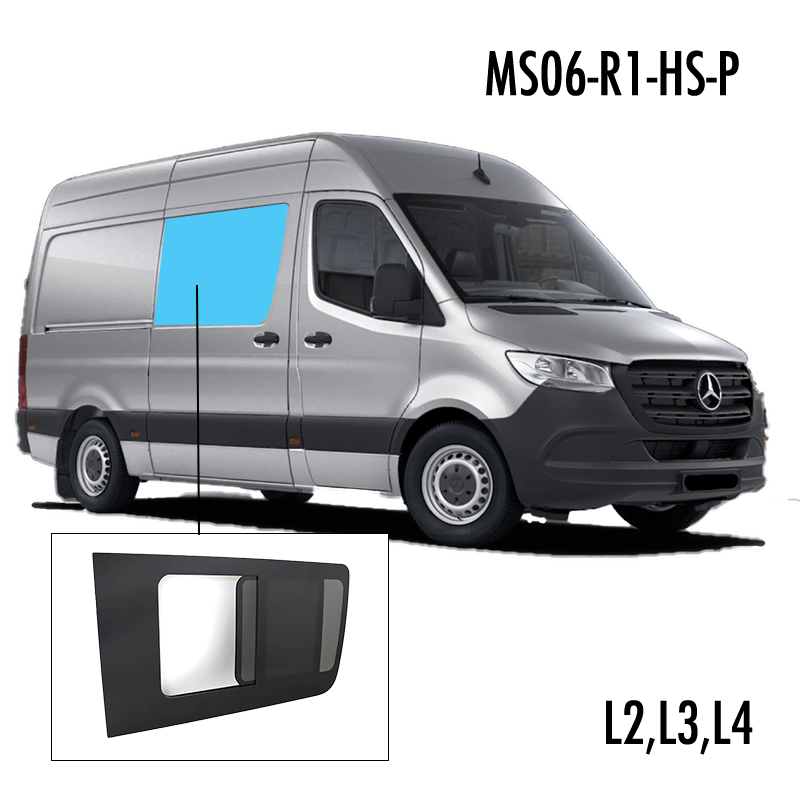 MS06-R1-HS-P | Inbouwruit voor Mercedes & Volkswagen | Camperglass