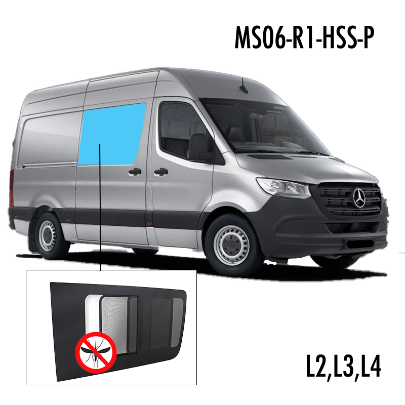 MS06-R1-HSS-P | Inbouwruit voor Meest verkochte ruiten & Mercedes & Volkswagen | Camperglass