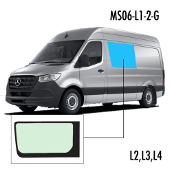 MS06-L1-2-G | Inbouwruit voor Mercedes & Volkswagen | Camperglass