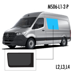 MS06-L1-2-P | Inbouwruit voor Mercedes & Volkswagen | Camperglass