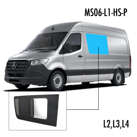 MS06-L1-HS-P | Inbouwruit voor Mercedes & Volkswagen | Camperglass