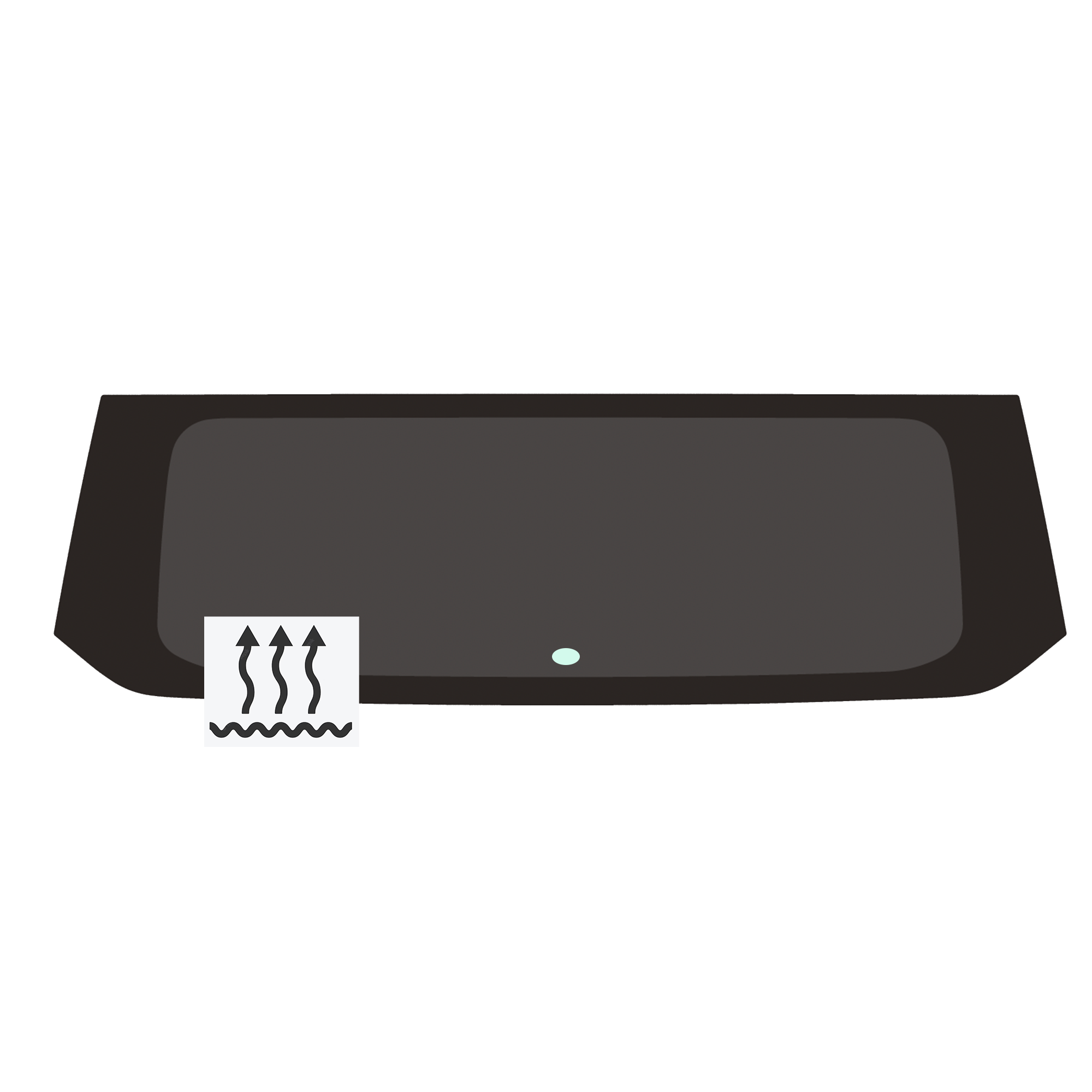 Achterklep Privacy + verw. + gat