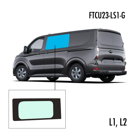 P1 Voor L. met schuifdeur Groen