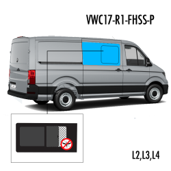 P1 Voor R. Schuifruit, opening voor, Privacy + insecten hor