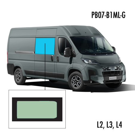 PB07-B1ML-G | Inbouwruit voor Citroen & Fiat & Opel & Peugeot & Ram | Camperglass