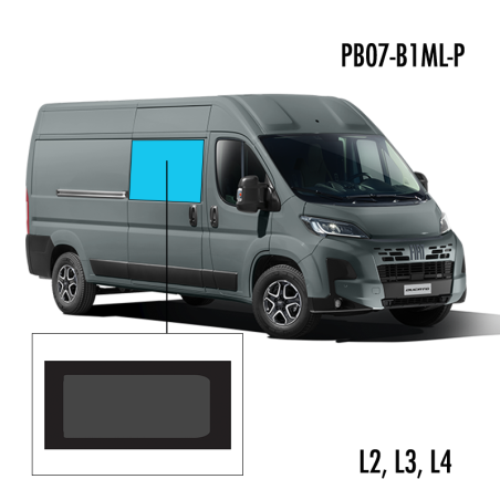 PB07-B1ML-P | Inbouwruit voor Citroen & Fiat & Opel & Peugeot & Ram | Camperglass