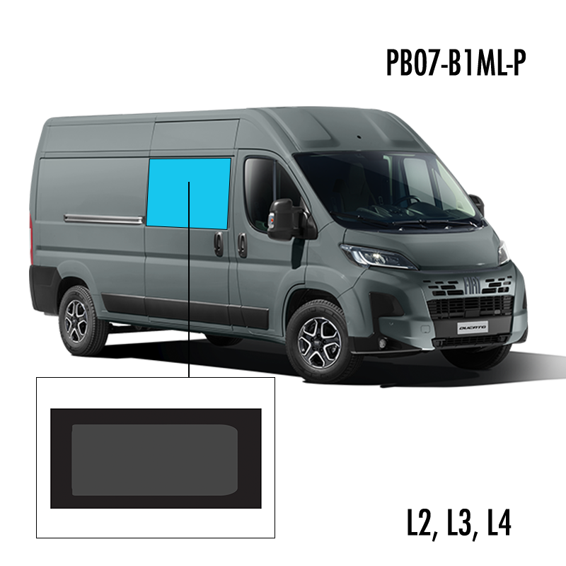 PB07-B1ML-P | Inbouwruit voor Citroen & Fiat & Opel & Peugeot & Ram | Camperglass