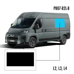 PB07-B2L-B-P | Inbouwruit voor Citroen & Fiat & Opel & Peugeot & Ram | Camperglass