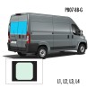 PB07-BB-G | Inbouwruit voor Citroen & Fiat & Opel & Peugeot & Ram | Camperglass