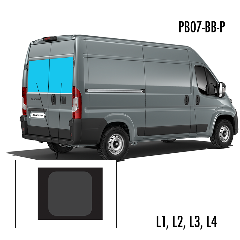 PB07-BB-P | Inbouwruit voor Citroen & Fiat & Opel & Peugeot & Ram | Camperglass
