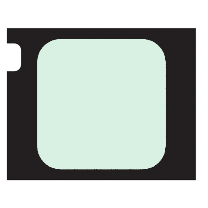 PB07-LB-2-G | Inbouwruit voor Citroen & Fiat & Opel & Peugeot & Ram | Camperglass